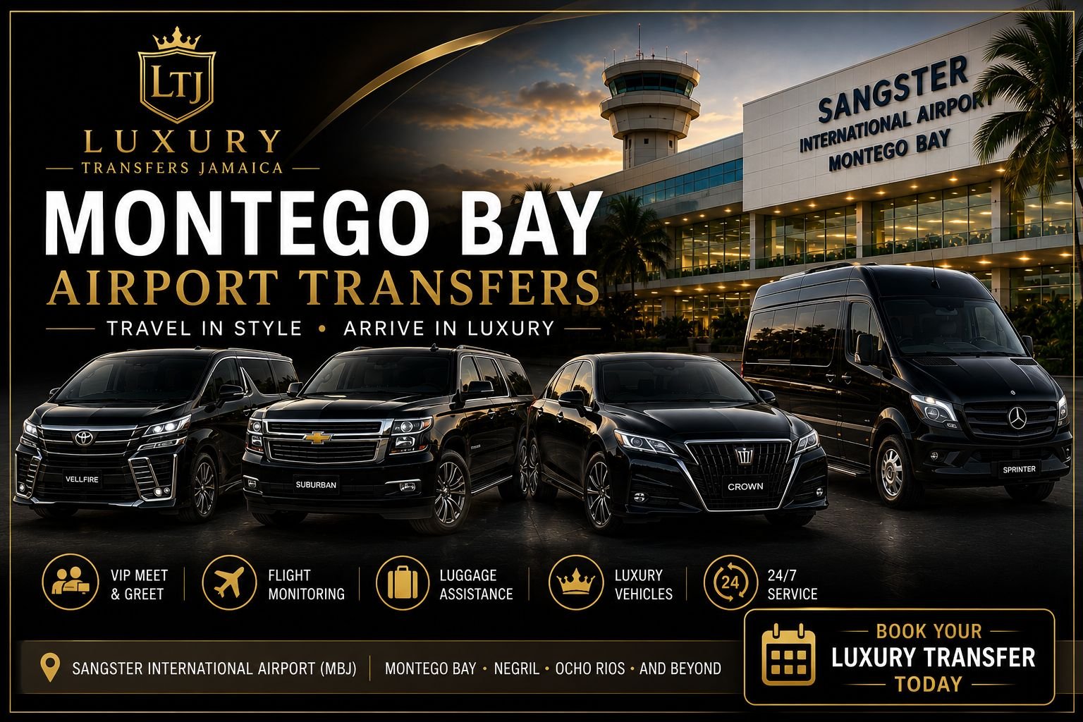 Montego Bay Airport Luxury Transfers