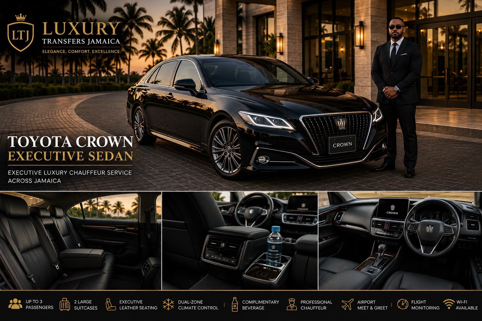 Luxury Crown Transfer Montego Bay Jamaica