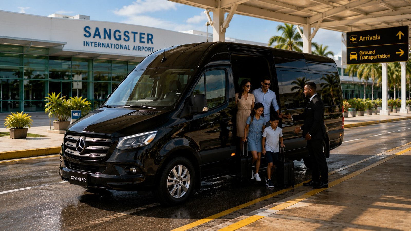 Luxury Airport Transfers Jamaica 8 Mercedes-Benz Sprinter airport transfer Jamaica