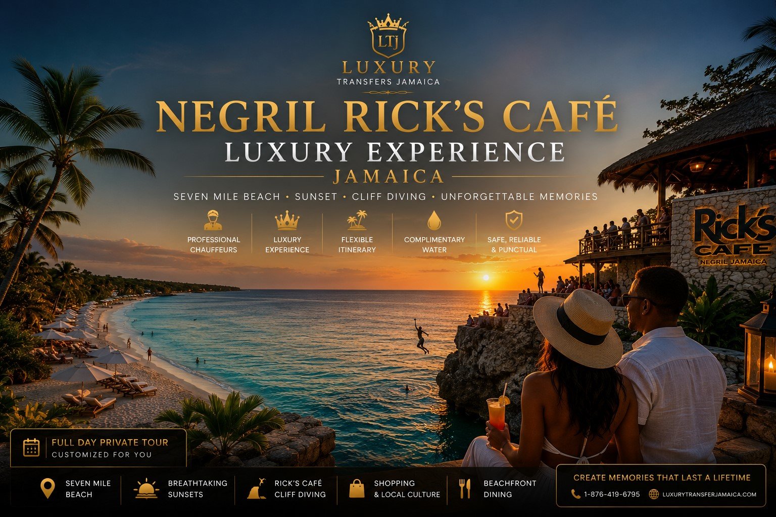 Negril Rick's Café Luxury Experience Jamaica