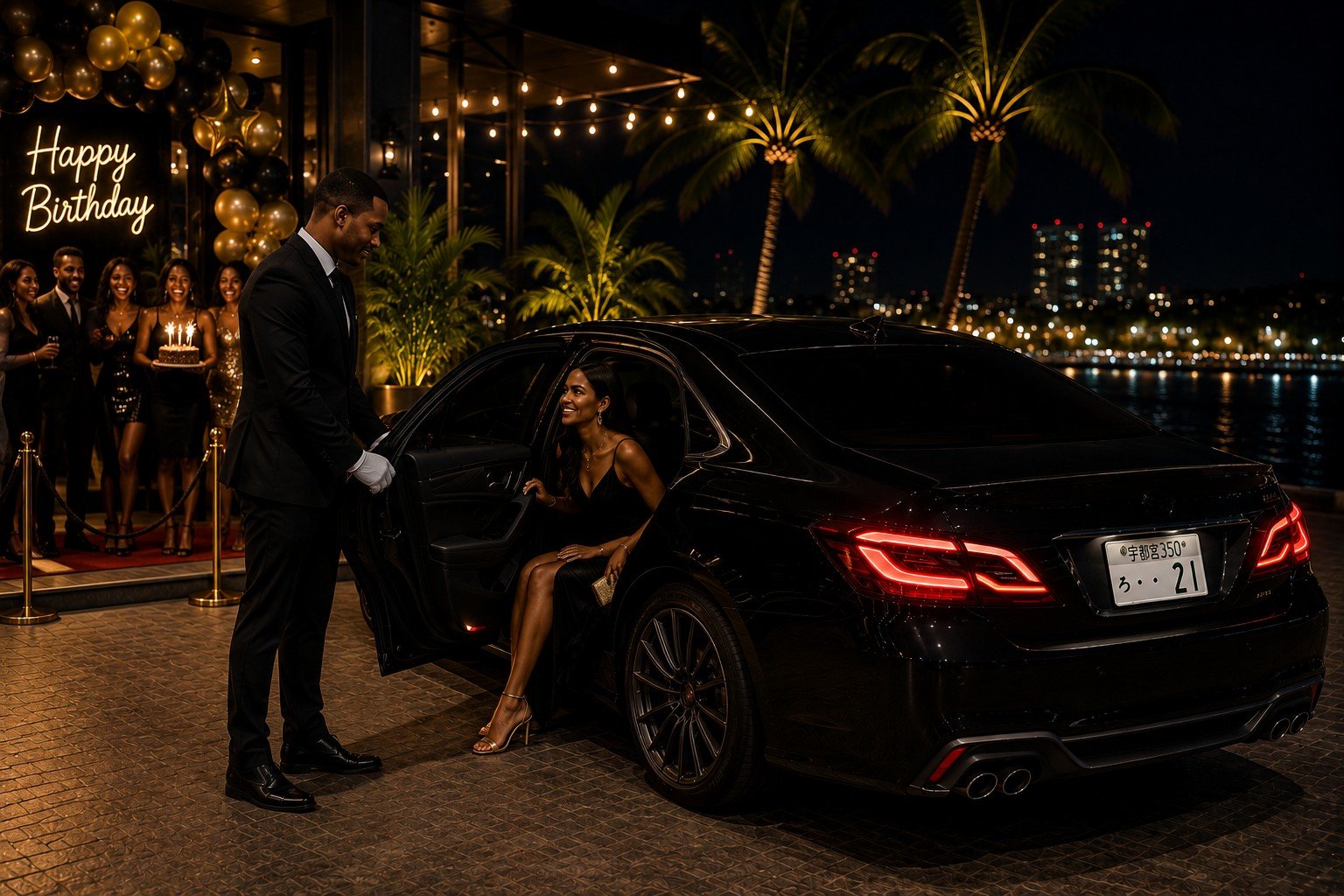 Luxury birthday and anniversary transportation in Jamaica