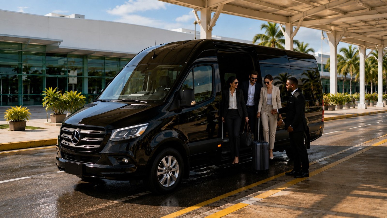 Mercedes-Benz Sprinter private tour vehicle Jamaica
