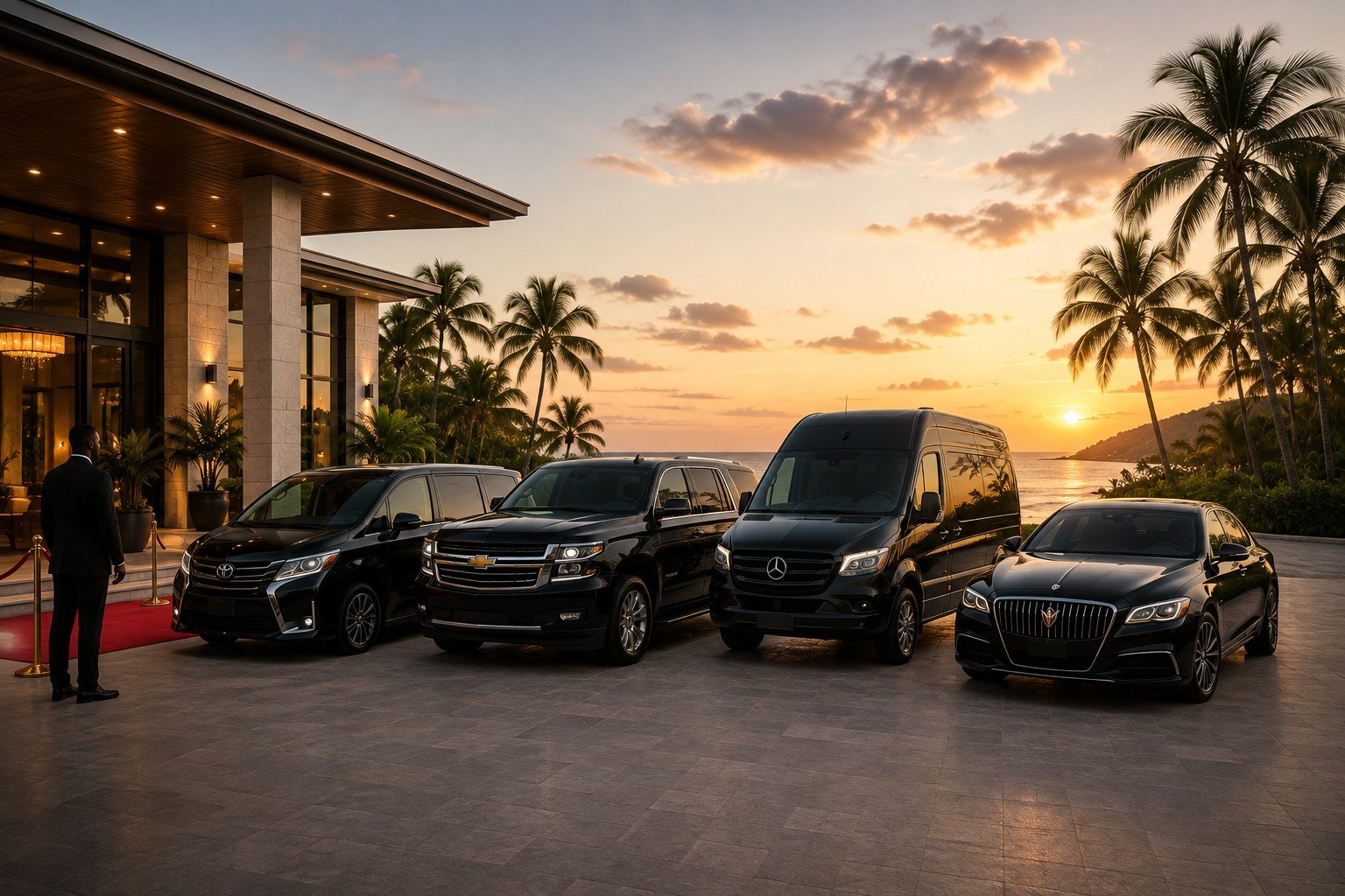 Luxury event transportation in Jamaica
