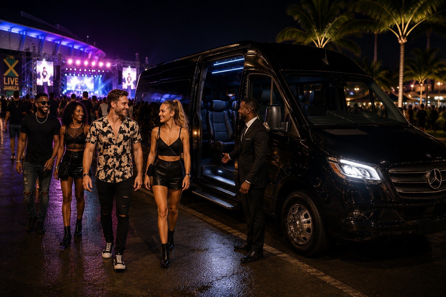 Concert and festival transportation in Jamaica