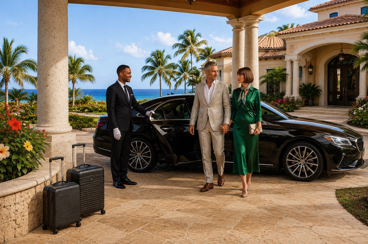 Luxury Airport Transfers Jamaica 5 Toyota Crown executive sedan airport transfer Jamaica