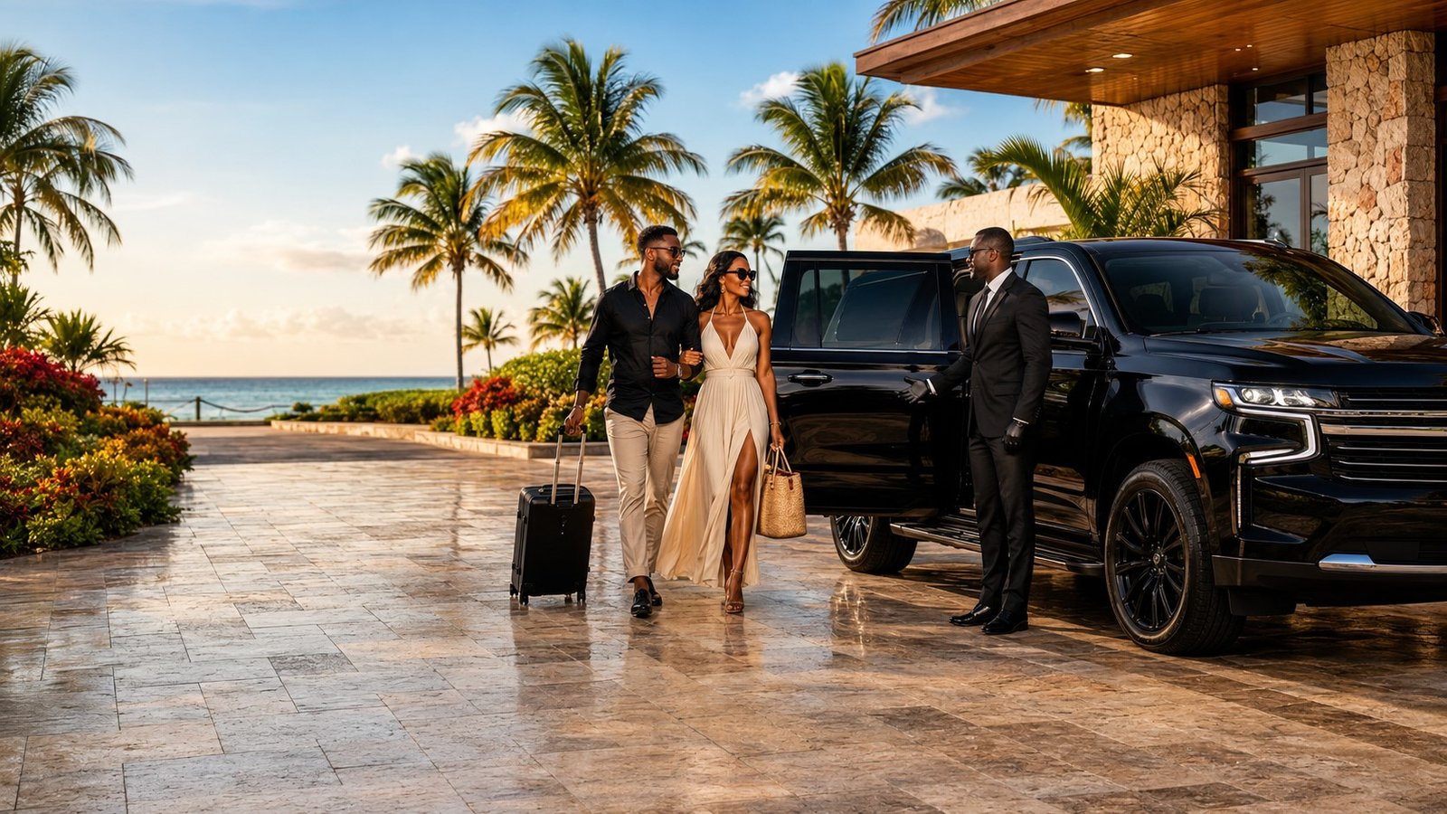 Luxury Airport Transfers to GoldenEye Jamaica 4 Chevrolet Suburban for luxury airport transfers to Round Hill