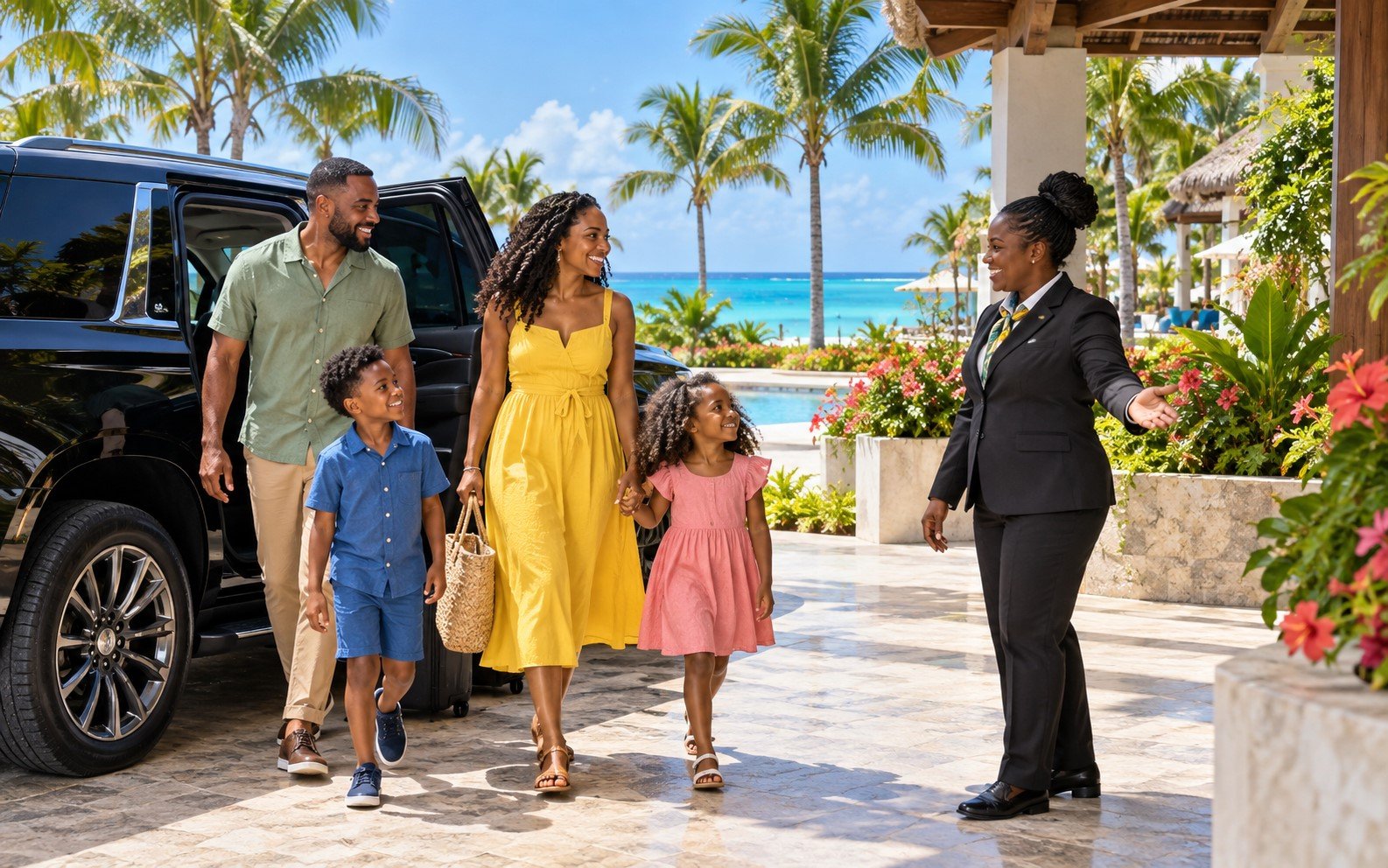 Montego Bay Airport Transfers to Negril Hotels 3 Beaches Negril private airport transfer