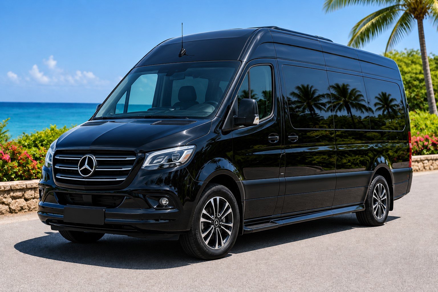Mercedes Sprinter Jamaica luxury transportation