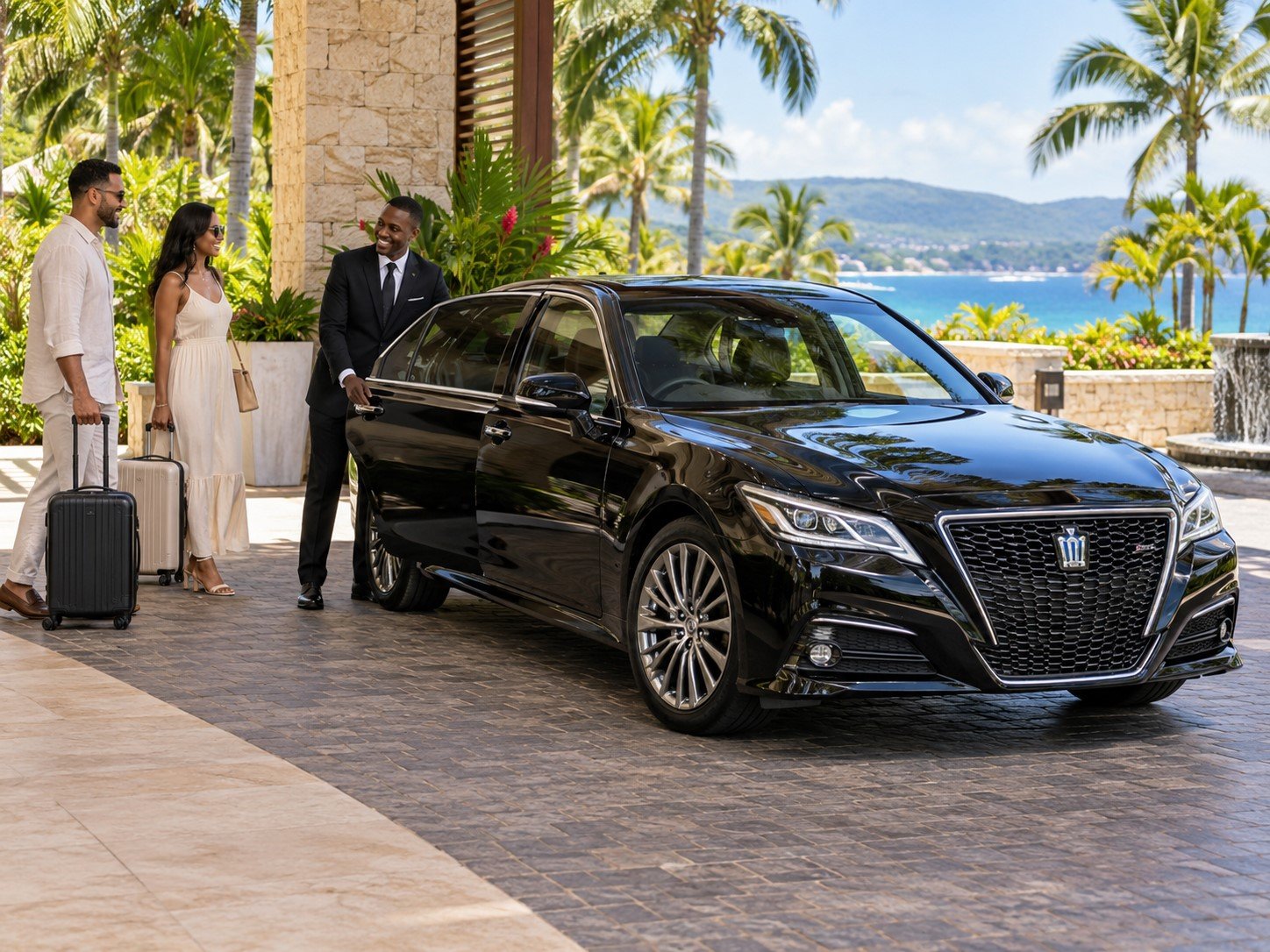 Montego Bay Airport Transfers to Montego Bay Hotels 11 Executive sedan for Montego Bay Airport Transfers to Montego Bay Hotels