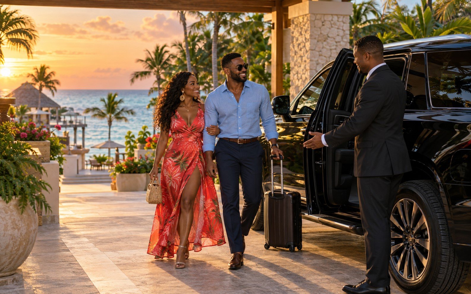 Montego Bay Airport Transfers to Negril Hotels 4 Couples Swept Away private airport transfer
