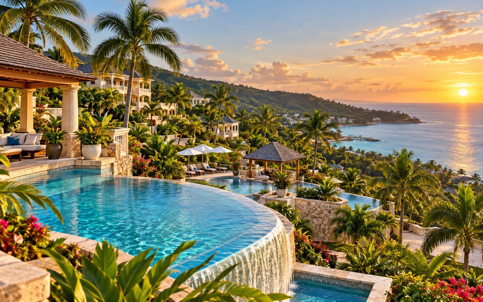Montego Bay Airport Transfers to Ocho Rios Hotels 4 Sandals Royal Plantation private airport transfer