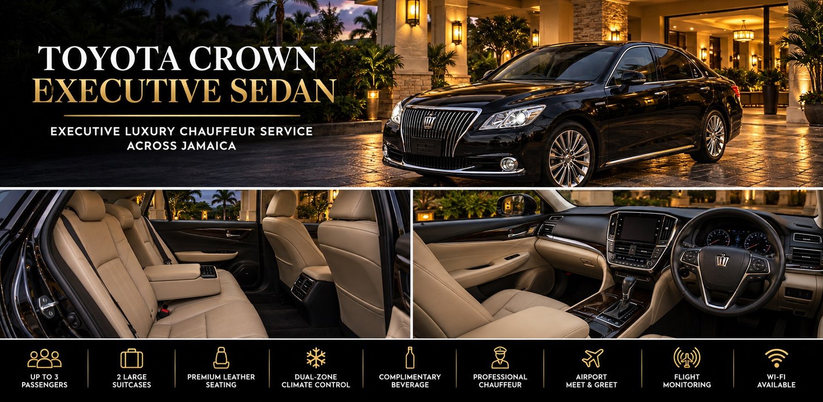 Toyota Crown Executive Sedan Jamaica